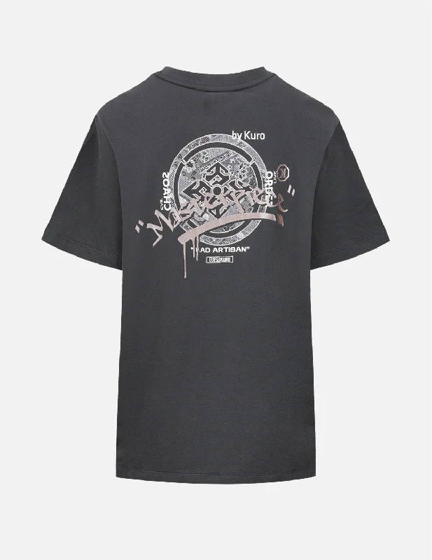 Paisley Kamon Print T-shirtLinen T-Shirts