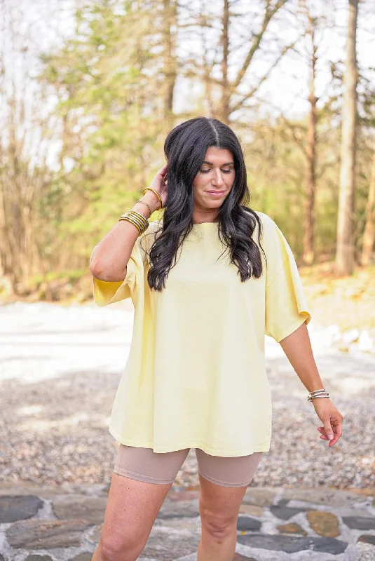 Perfect Happiness Washed Yellow TeeStreetwear T-Shirts