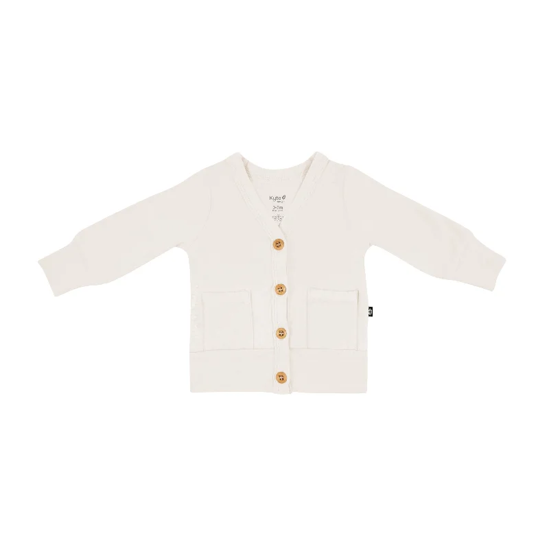 TightlegBamboo Jersey Cardigan in Oat