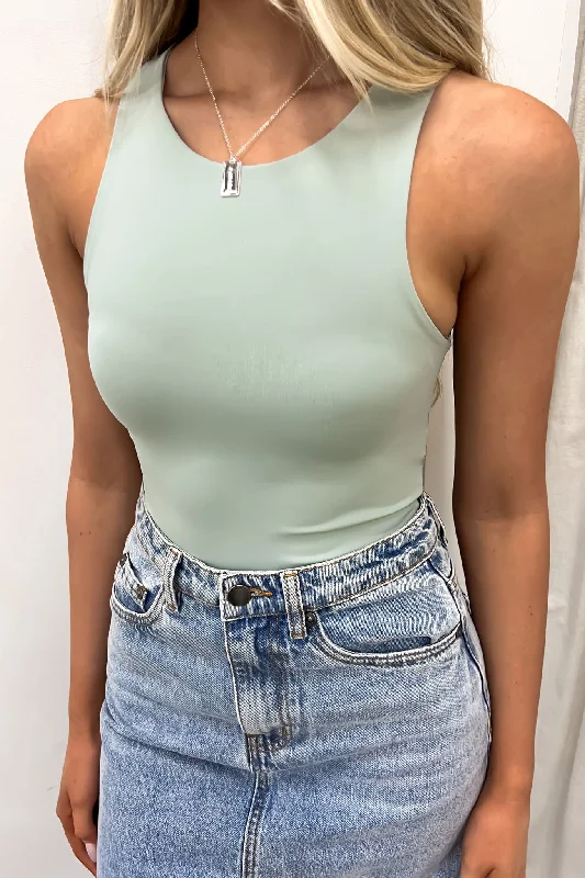 TightgameEve Staple Bodysuit Sage