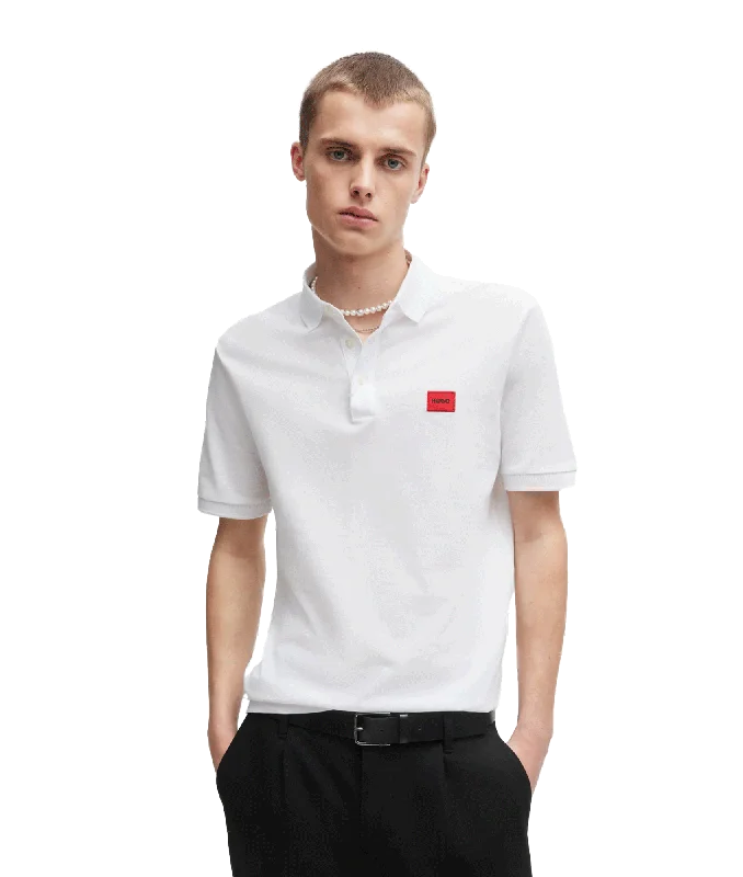 Cotton-piqué Slim-fit Polo Shirt With Logo Label - White